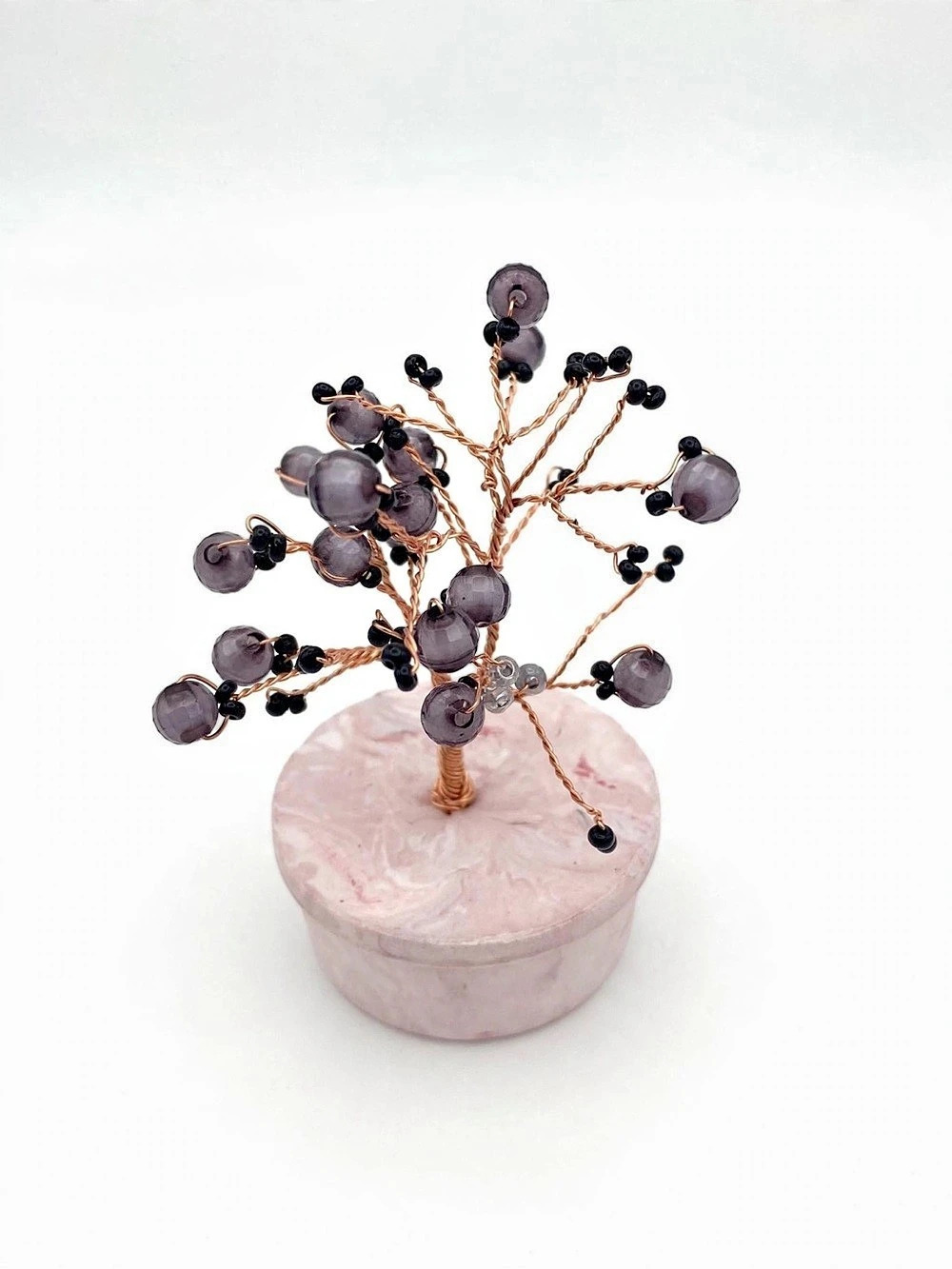 Pink Gemstone Tree Decor